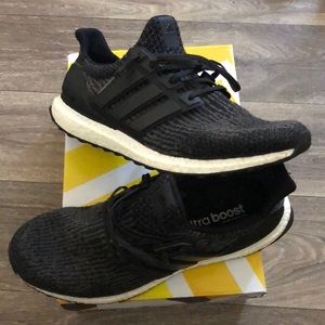 Adidas ultra boost black/grey size 13